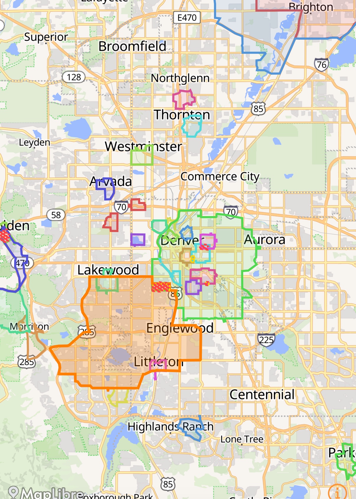 The live LoopSiege territory map